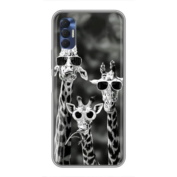 Чехол с принтом «Жирафы в очках» для TECNO Spark 8P Чехол с принтом «Жирафы в очках» для TECNO Spark 8P