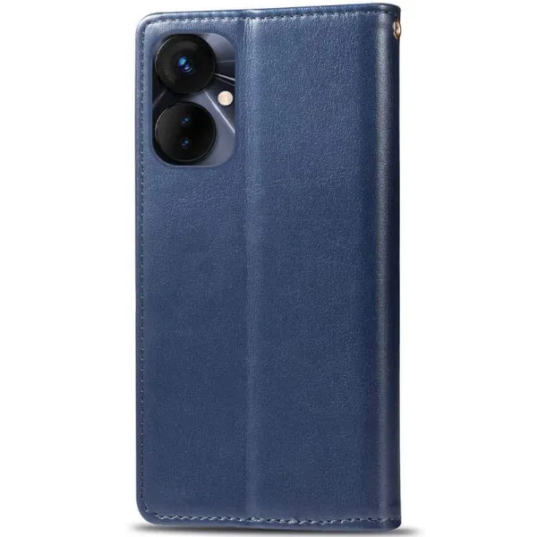 Кожаный чехол-книжка GETMAN Gallant (PU) для TECNO Spark 9 Pro (KH7n) — Синий — фото 2 Кожаный чехол-книжка GETMAN Gallant (PU) для TECNO Spark 9 Pro (KH7n) — Синий — фото 2