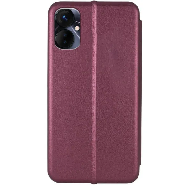Шкіряний чохол-книжка Classy для TECNO Spark 9 Pro (KH7n) — Бордовий — фото 2