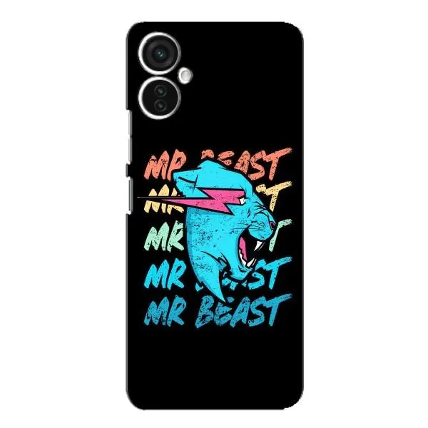 Чохол з принтом «logo Mr beast» для TECNO Spark 9 Pro