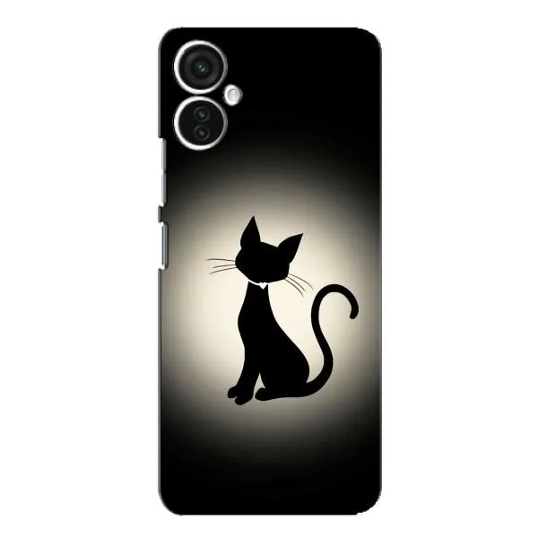 Чехол с принтом «Силуэт котика» для TECNO Spark 9 Pro