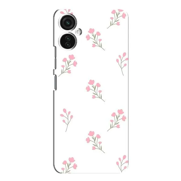 Чехол с принтом «Розовые цветы» для TECNO Spark 9 Pro