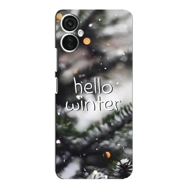 Чехол с принтом «Hello winter» для TECNO Spark 9 Pro Чехол с принтом «Hello winter» для TECNO Spark 9 Pro