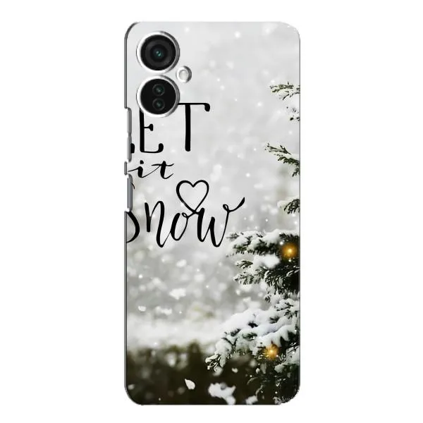 Чехол с принтом «Let it snow» для TECNO Spark 9 Pro Чехол с принтом «Let it snow» для TECNO Spark 9 Pro