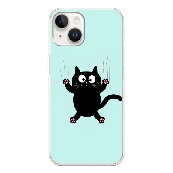 Чехол с принтом «Падающий кот» для TECNO Spark Go 1