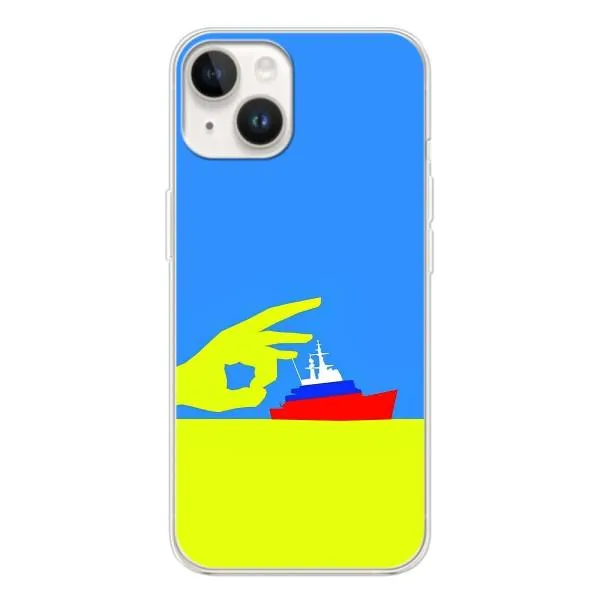 Чехол с принтом «Щелбан кораблю» для TECNO Spark Go 1