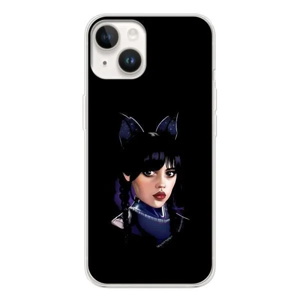 Чехол с принтом «серьезная Уэнздей» для TECNO Spark Go 1