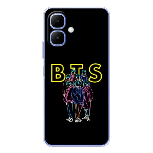 Чехол с принтом «BTS стайл» для TECNO Spark Go 2 Чехол с принтом «BTS стайл» для TECNO Spark Go 2