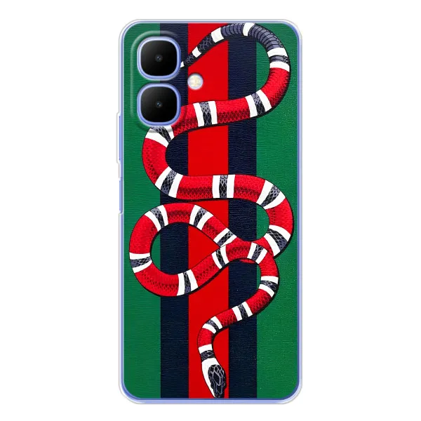 Чехол с принтом «Gucci змия» для TECNO Spark Go 2