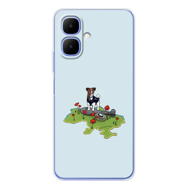 Чехол с принтом «Сапер Пес» для TECNO Spark Go 2