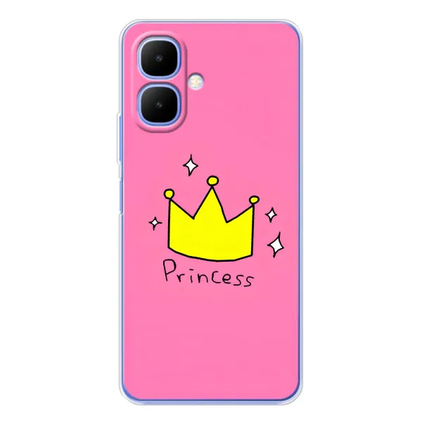 Чехол с принтом «Princess» для TECNO Spark Go 2