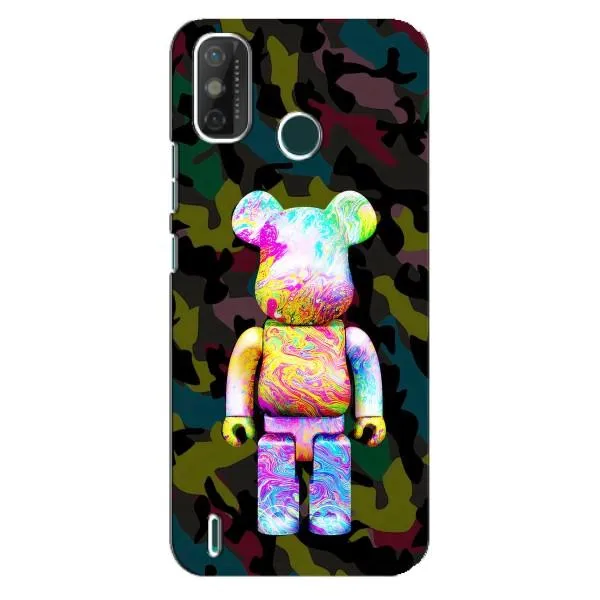 Чехол с принтом «Яркий Bearbrick» для TECNO Spark GO (2020)
