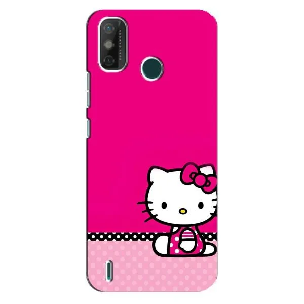 Чохол з принтом «Girl KITTY» для TECNO Spark GO (2020)