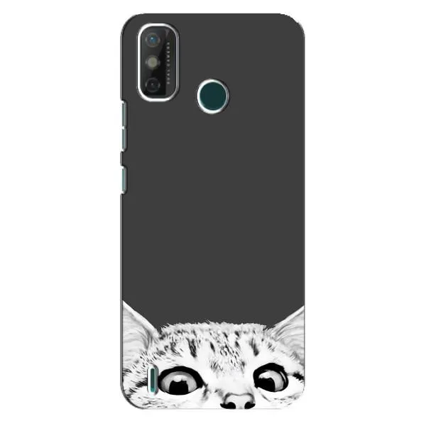 Чехол с принтом «Выглядывает кот» для TECNO Spark GO (2020) Чехол с принтом «Выглядывает кот» для TECNO Spark GO (2020)
