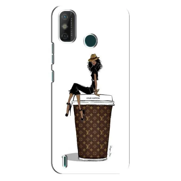 Чехол с принтом «кофе LOUIS VUITTON» для TECNO Spark GO (2021)