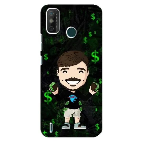 Чохол з принтом «Блогер Beast» для TECNO Spark GO (2021)