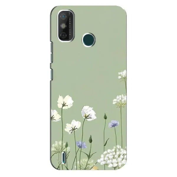 Чехол с принтом «Цветы на зеленом» для TECNO Spark GO (2021) Чехол с принтом «Цветы на зеленом» для TECNO Spark GO (2021)