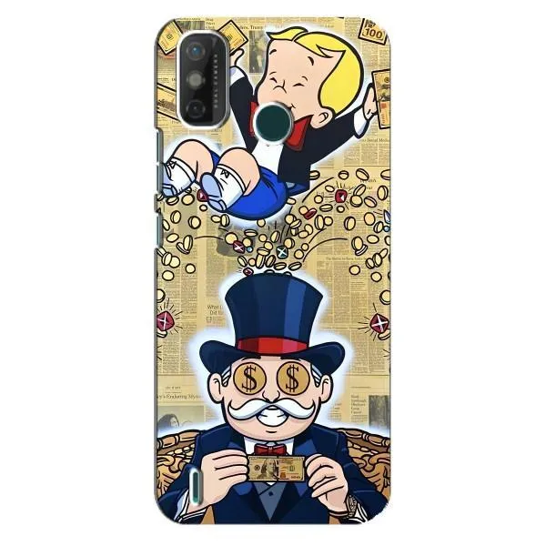 Чехол с принтом «Монополия Мен» для TECNO Spark GO (2021)