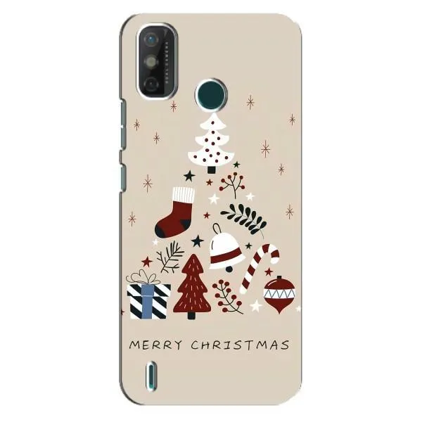 Чехол с принтом «Merry Christmas» для TECNO Spark GO (2021)