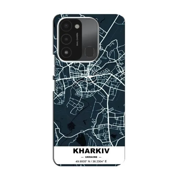 Чехол с принтом «Харьков» для TECNO Spark GO (2022)