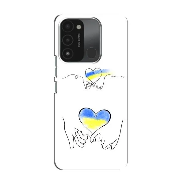 Чехол с принтом «Мир Украине» для TECNO Spark GO (2022)