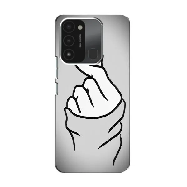 Чехол с принтом «Значок Love» для TECNO Spark GO (2022)