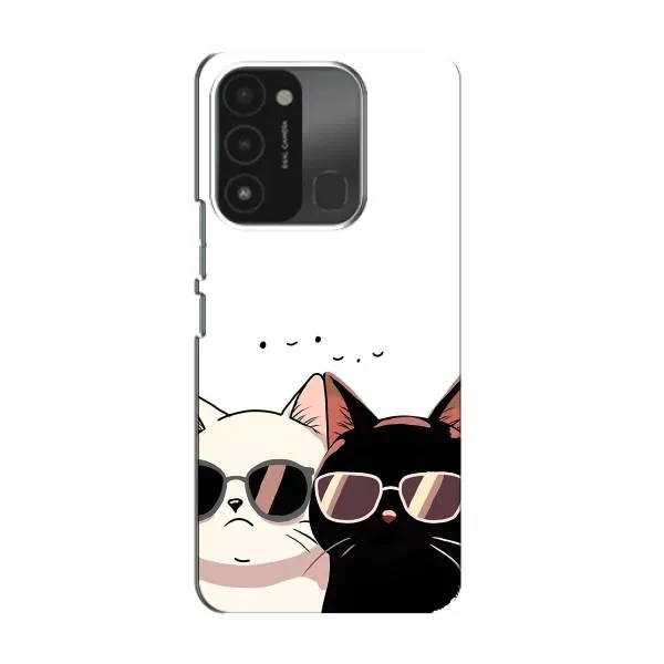 Чехол с принтом «Коты в очках» для TECNO Spark GO (2022) Чехол с принтом «Коты в очках» для TECNO Spark GO (2022)