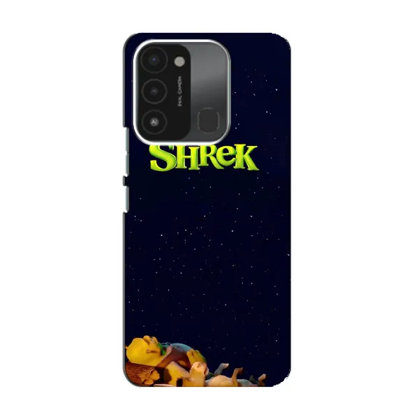 Чехол с принтом «Отдыхающий Шрек» для TECNO Spark GO (2022)
