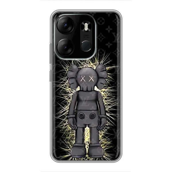 Чехол с принтом «Bearbrick LV» для TECNO Spark Go 2023 (BF7)