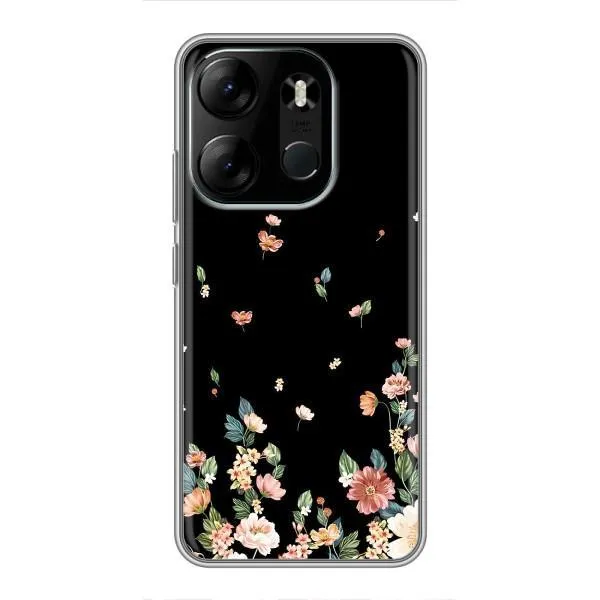 Чехол с принтом «Маленькие цветы» для TECNO Spark Go 2023 (BF7)