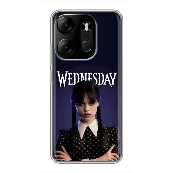 Чехол с принтом «Wednesday» для TECNO Spark Go 2023 (BF7)