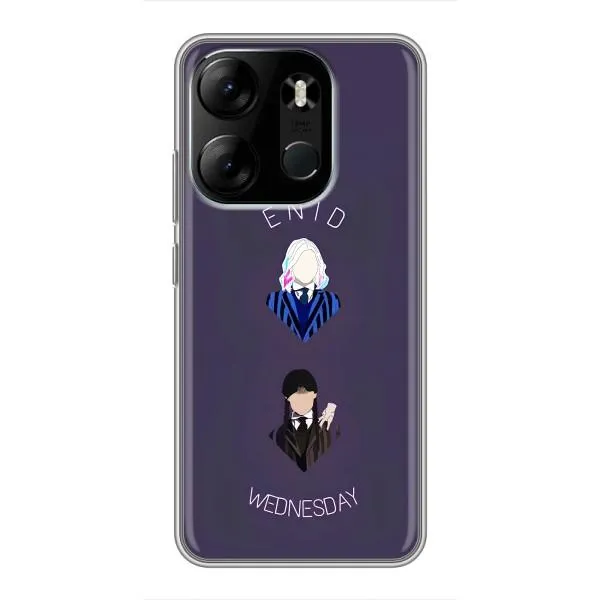 Чехол с принтом «Уэнздей и подруга» для TECNO Spark Go 2023 (BF7)