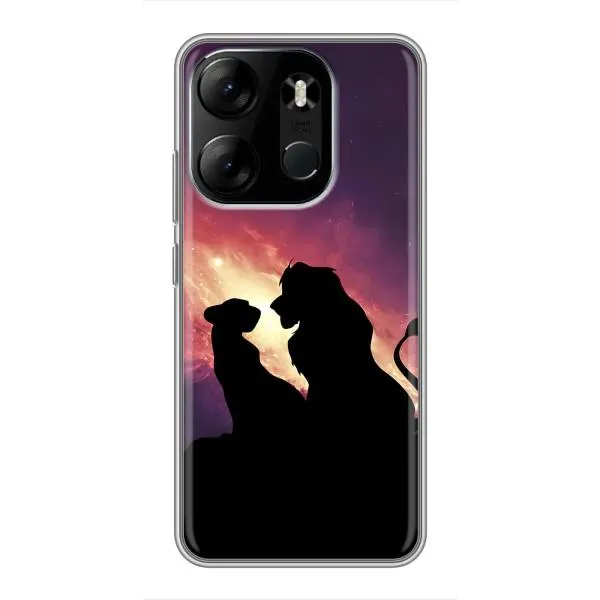 Чехол с принтом «Силуэт Симба и Налу» для TECNO Spark Go 2023 (BF7) Чехол с принтом «Силуэт Симба и Налу» для TECNO Spark Go 2023 (BF7)