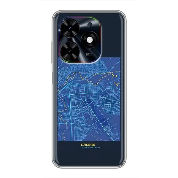 Чехол с принтом «Гуганск» для TECNO Spark Go 2024 (BG6)