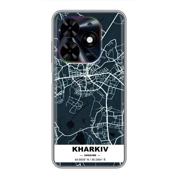Чехол с принтом «Харьков» для TECNO Spark Go 2024 (BG6)