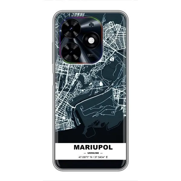 Чехол с принтом «Мариуполь» для TECNO Spark Go 2024 (BG6)