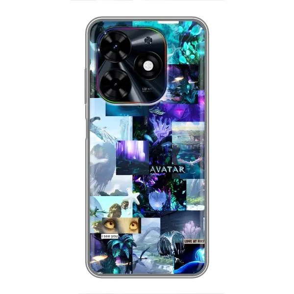Чехол с принтом «коллаж Аватар» для TECNO Spark Go 2024 (BG6)
