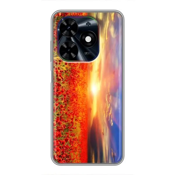 Чехол с принтом «Поле тюльпанов» для TECNO Spark Go 2024 (BG6)