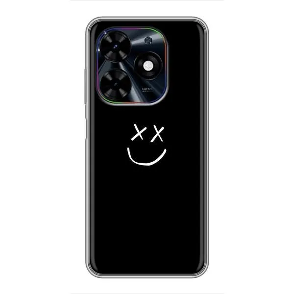 Чехол с принтом «Смайл» для TECNO Spark Go 2024 (BG6)