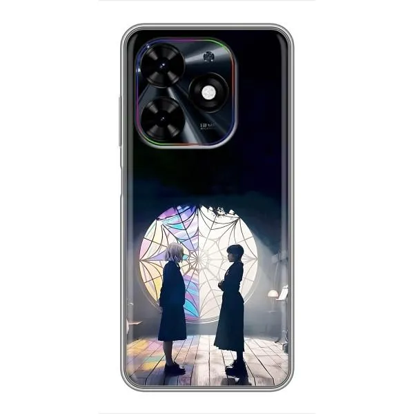 Чехол с принтом «Уэнздей и Инид» для TECNO Spark Go 2024 (BG6)