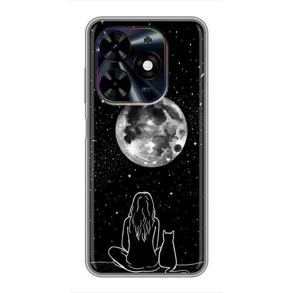 Чехол с принтом «Девушка с котом» для TECNO Spark Go 2024 (BG6) Чехол с принтом «Девушка с котом» для TECNO Spark Go 2024 (BG6)