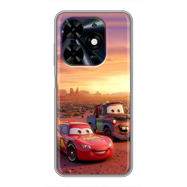 Чехол с принтом «Маквин и Метр» для TECNO Spark Go 2024 (BG6)