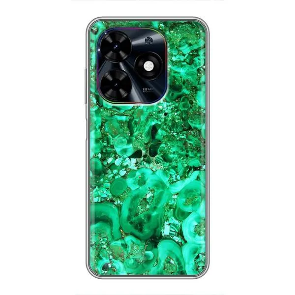 Чехол с принтом «Салатный Мрамор» для TECNO Spark Go 2024 (BG6)