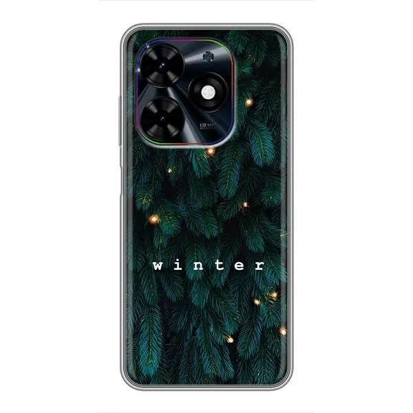 Чехол с принтом «Winter» для TECNO Spark Go 2024 (BG6)