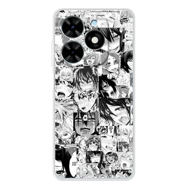 Чехол с принтом «Ahegao manga» для TECNO Spark Go 2025