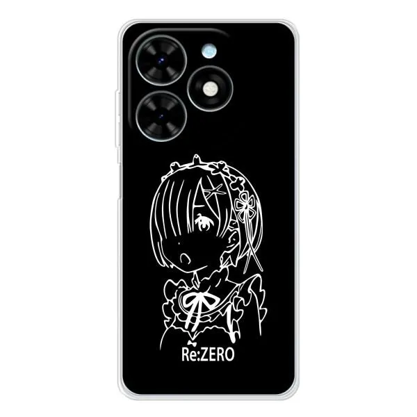 Чехол с принтом «Re: Zero» для TECNO Spark Go 2025