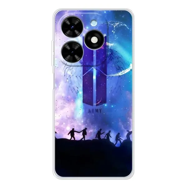 Чехол с принтом «Army BTS» для TECNO Spark Go 2025