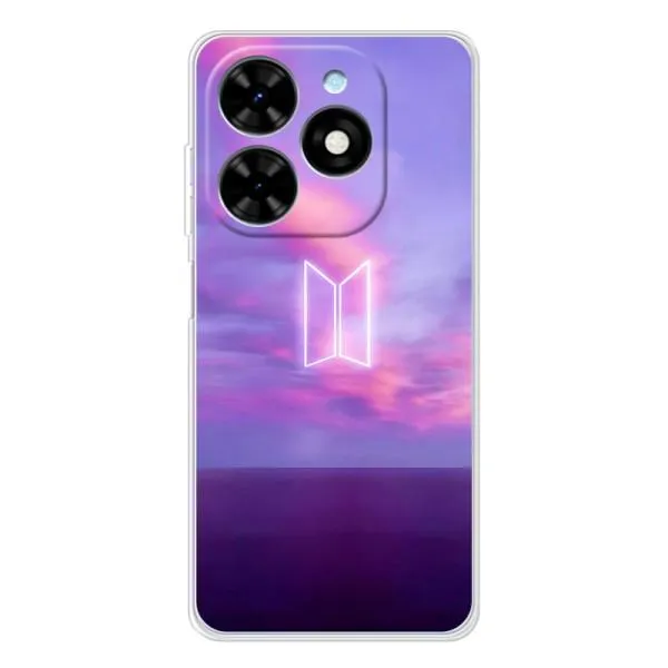 Чехол с принтом «BTS логотип» для TECNO Spark Go 2025