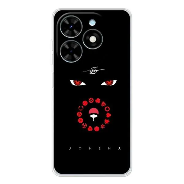 Чехол с принтом «глаза Итачи» для TECNO Spark Go 2025