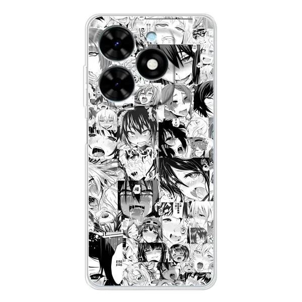 Чехол с принтом «Ahegao manga» для TECNO Spark Go 2025